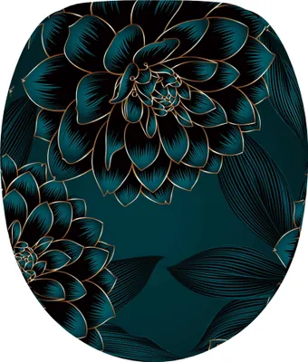 Produktbild von WC sedadlo SANILO® s mäkkým zatváraním Dahlias