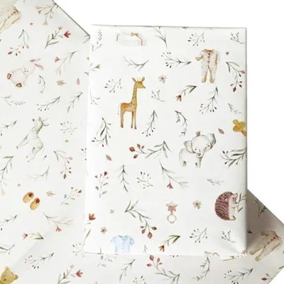 Zdjęcie produktu dla Notatnik z tworzywa sztucznego z uroczymi zwierzętami – 50 x 70 cm, wzór w pastelowych kolorach