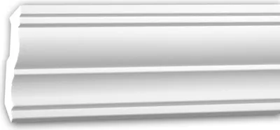 Produktbild von PROFHOME 150288 Eckleiste aus Polyurethan Deckenleiste Stuckleiste 2 m