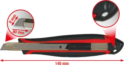 Zdjęcie produktu dla KS Tools Uniwersalny nóż z ostrzem odłamywanym 9 mm
