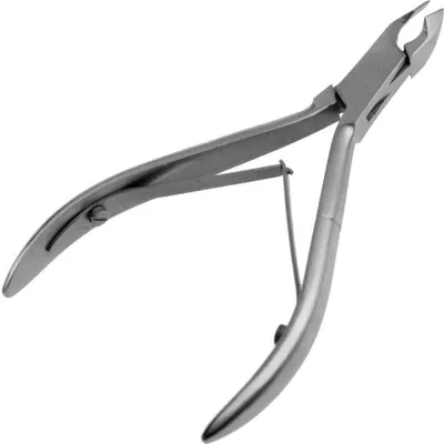 Produktbild von Feine Nagelhautzange mit 6mm Schneidefläche - Hautzange für die Nagelhaut Pflege