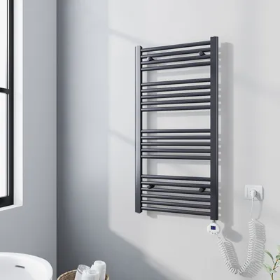Produktbild von Heilmetz Heizkörper Badheizkörper Elektrisch Anthrazit 100x50cm Handtuchtrockner Handtuchwärmer Elektrisch