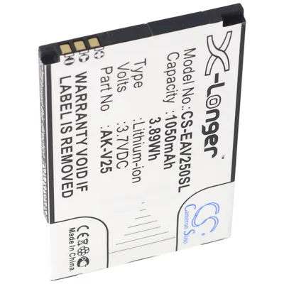 Zdjęcie produktu dla Akku passend dla Emporia AK-V25, AK-V25 V2.0, Emporia Euphoria, Pure 66,5 x 42,1 x 4,1 mm