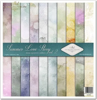 Produktbild von Scrapbooking-Papier Set 30×30 cm – SLS-064 Summer Love Story vol. 2 – ITD Collection