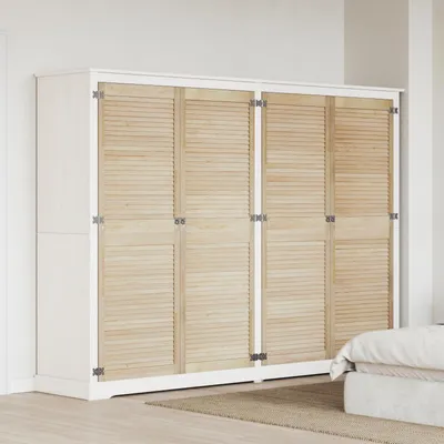 Obrázek produktu pro vidaXL Dveře do skříně, 4 ks, přírodní, 170 x 2,1 x 59,5 cm, masivní borové dřevo