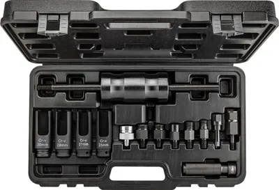 Zdjęcie produktu dla NEO TOOLS Ściągacze do wtrysków z młotkiem bezwładnościowym - zestaw 14 szt.