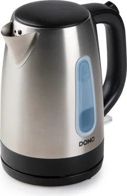 Obrázek produktu pro Domo DO496WK, 1,7 l, 2200 W, Nerezová ocel, Nerezová ocel, Indikátor úrovně vody, Bezkabelový