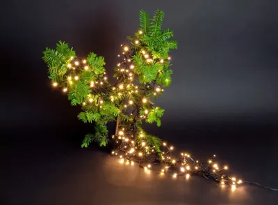 Produktbild von Coen Bakker LED Cluster Lichterkette für Außen 6,9m warmweiß 1152 LEDs Dimmer Timer Weihnachtsdeko