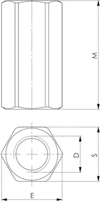 Image de Ecrou en T AMF n° 508R 15,7mm ébauche - 84558