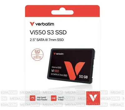 Obrázek produktu pro Verbatim Vi550 S3, 512 GB, 2.5", 520 MB/s, 6 Gbit/s