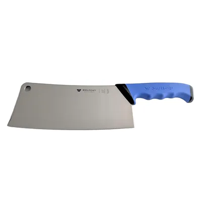 Produktbild von Wolfcut SoftGrip BLUE-Serie - Hackmesser 24 cm Klinge