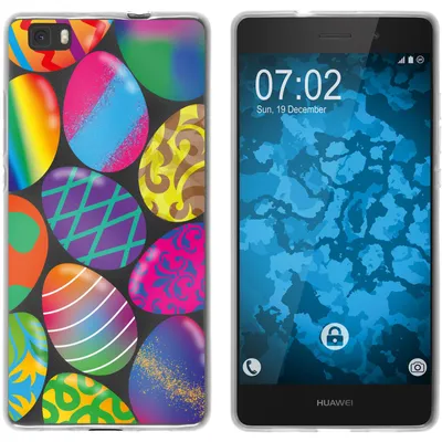 Produktbild von PhoneNatic Case kompatibel mit Huawei P8 Lite 2015 (1.Gen.) Silikon-Hülle Ostern M3