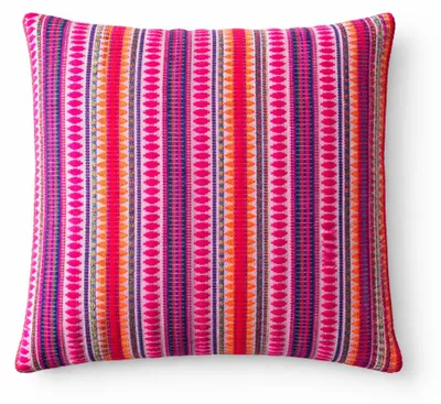 Imagen del producto de Funda de cojín clásica - Rayas neón - 45x45 cm