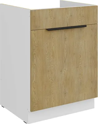 Produktbild von Spülenunterschrank Cremona weiß 60 ZL 1S BB mit Auszug