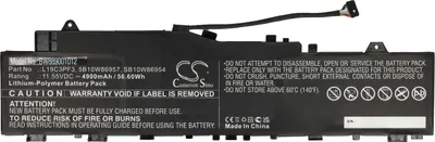 Produktbild von vhbw Akku kompatibel mit Lenovo IDEAPAD 5 14ITL05 82FE00AHJP, 82FE009WRM, 82FE00BQLM, 82FE00B1MX, 82FE007YLM Notebook (4900 mAh, 11,55 V, Li-Polymer)