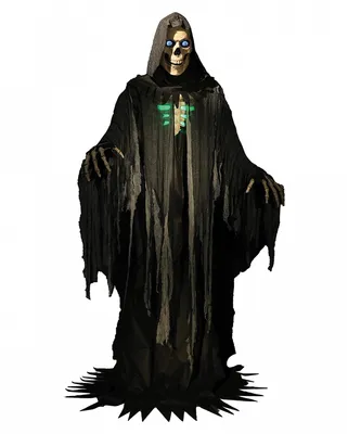 Produktbild von Riesiger Skelett Reaper Halloween Animatronic mit Sound & Bewegung