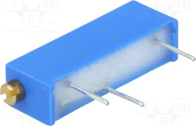Obrázok produktu pre 1x Potenciometer: na montáž, 10 kΩ, 750 mW, 10 %, typ 3006P-1-103LF, prepájkový