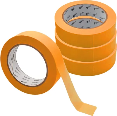 Produktbild von ARLI 4x Kreppband Goldband 30 mm x 50m Acrylat Abdeckbänder ECO für Maler und Lackierer