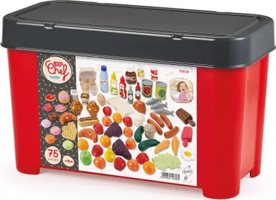 Image de Dinette Alimentation Jouet, 75 Accessoires, Dès 18 Mois, Ecoiffier