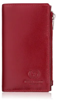 Produktbild von Damenledergeldbörse groß rot mit RFID-Schutz Paolo Peruzzi T-140-RD