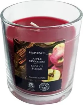 Obrázek produktu pro Provence SVÍČKA VE SKLE SKOŘICE JABLKO 7X8CM_EXTUTC