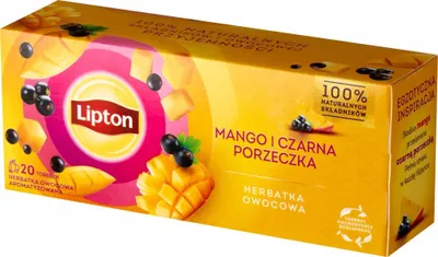 Zdjęcie produktu dla Lipton Fruit Mango i Czarna porzeczka 20TB
