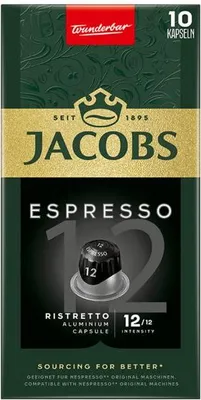 Obrázek produktu pro Jacobs Espresso Ristretto | 10 kapslí Nespresso® comp