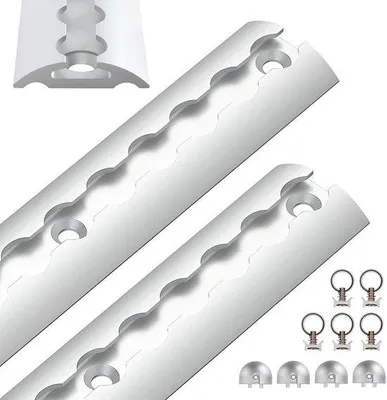 Produktbild von Aluminium Fahrradträger-Set 1 m mit Schnellverschluss für Motorrad, Fahrrad und Gepäck
