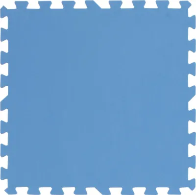 Immagine prodotto di Tappetino protettivo per pavimenti 50x50 cm, confezione da 16 pezzi, blu, 4 m²; tappetino con sistema a incastro, antiscivolo, isolante, per piscina, piscina per bambini, palestra e lavatrice