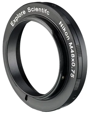 Zdjęcie produktu dla Explore Scientific Camera-Ring M48X0.75 for nikon