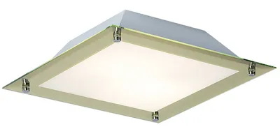 Productafbeelding van Rabalux 3046 Plafondlamp Lars LED 18, metaal en glas, goudkleurig