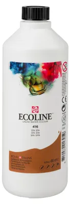 Obrázek produktu pro Ecoline Tekutá akvarelová láhev 490 ml Sepia 416