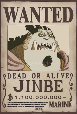 Produktbild von Poster One Piece Wanted Jinbe Wano 38x52cm