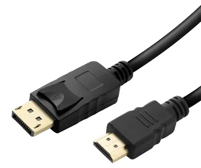 Produktbild von VIVanco™Kabel mit 2 DisplayPort/HDMI-Steckern auf Stecker