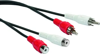 Obrázok produktu pre Schwaiger Audiokabel Cinch Verlängerung 5m Schwarz
