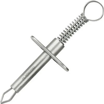 Produktbild von Zeckenzange aus Metall, mit Feder und Halter | Stück (1 Stück)