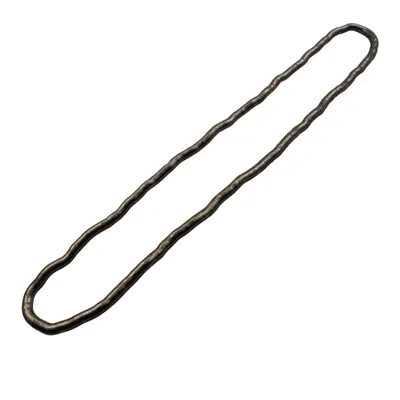 Produktbild von Modeschmuck - biegsame Schlangenkette - altsilber - 8 mm