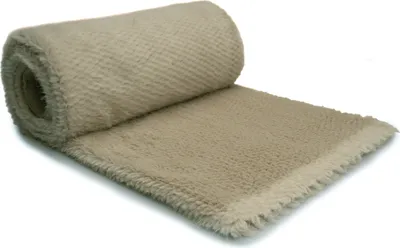 Obrázek produktu pro Kožešinový úplet, Umělá kožešina PEARL, světle béžová 50 x 160 cm