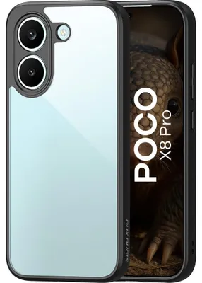 Produktbild von Handyhülle für Xiaomi POCO X8 Pro, Dux Ducis Aimo, Transparent mit schwarzen Rahmen