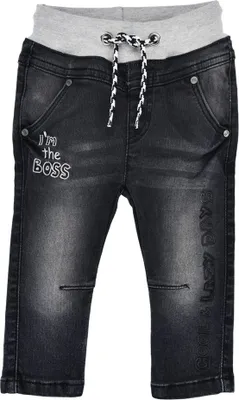 Produktbild von BONDI Jungen Jeans "I am the Boss" 91566 | Black Denim Größe: 86