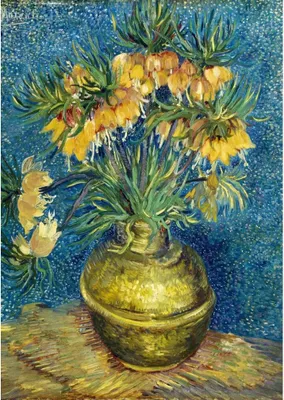 Produktbild von BLUEBIRD Puzzle Crown Imperial Fritillaries in Kupfergefä ß mit 1000 Puppen