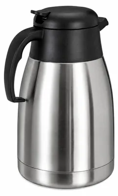 Produktbild von Vakuum-Kaffeekanne 1,5 Liter – Doppelwandige Edelstahl-Thermoskanne mit Kupferbeschichtung – Innen: Edelstahl 304, Außen: Edelstahl 201