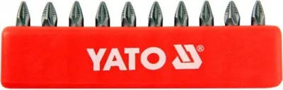 Produktbild von YATO YT-0474 Schrauberbit-Satz 10-tlg Bitset