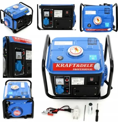Produktbild von Benzin Stromerzeuger 2 PS 1200 W Stromaggregat Notstromaggregat Stromgenerator Aggregat