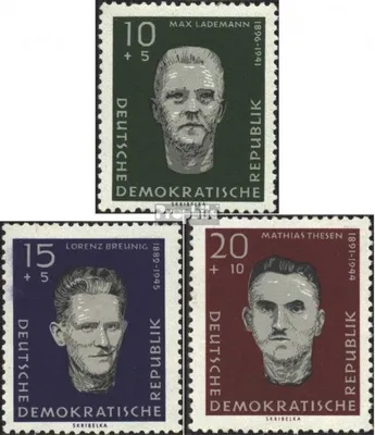 Produktbild von Briefmarken DDR 1960 Mi 765-767 (kompl.Ausgabe) gestempelt Nationale Gedenkstätte Sachsenhausen