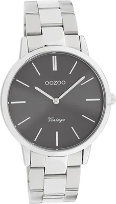 Produktbild von Oozoo Edelstahl Damen Uhr C20030 Quarzuhr Armband silber Vintage Series D2UOC20030