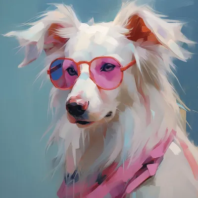 Produktbild von ARTUNIVERSE Glasbilder Cool Pink Summer 80 x 80 cm