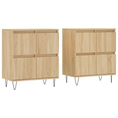 Produktbild von Sideboards 2 Stk. Sonoma-Eiche Holzwerkstoff