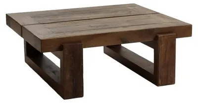 Productafbeelding van Pomax Andalusië salontafel, naturel, L 80 x B 70 x H 30 cm