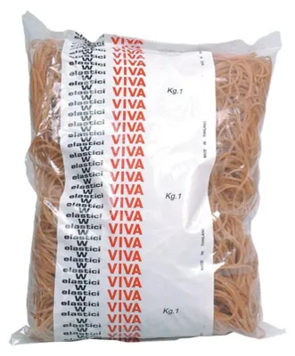 Immagine prodotto di Elastici in Gomma Naturale Viva - Diametro 100 mm - Confezione da 1 kg